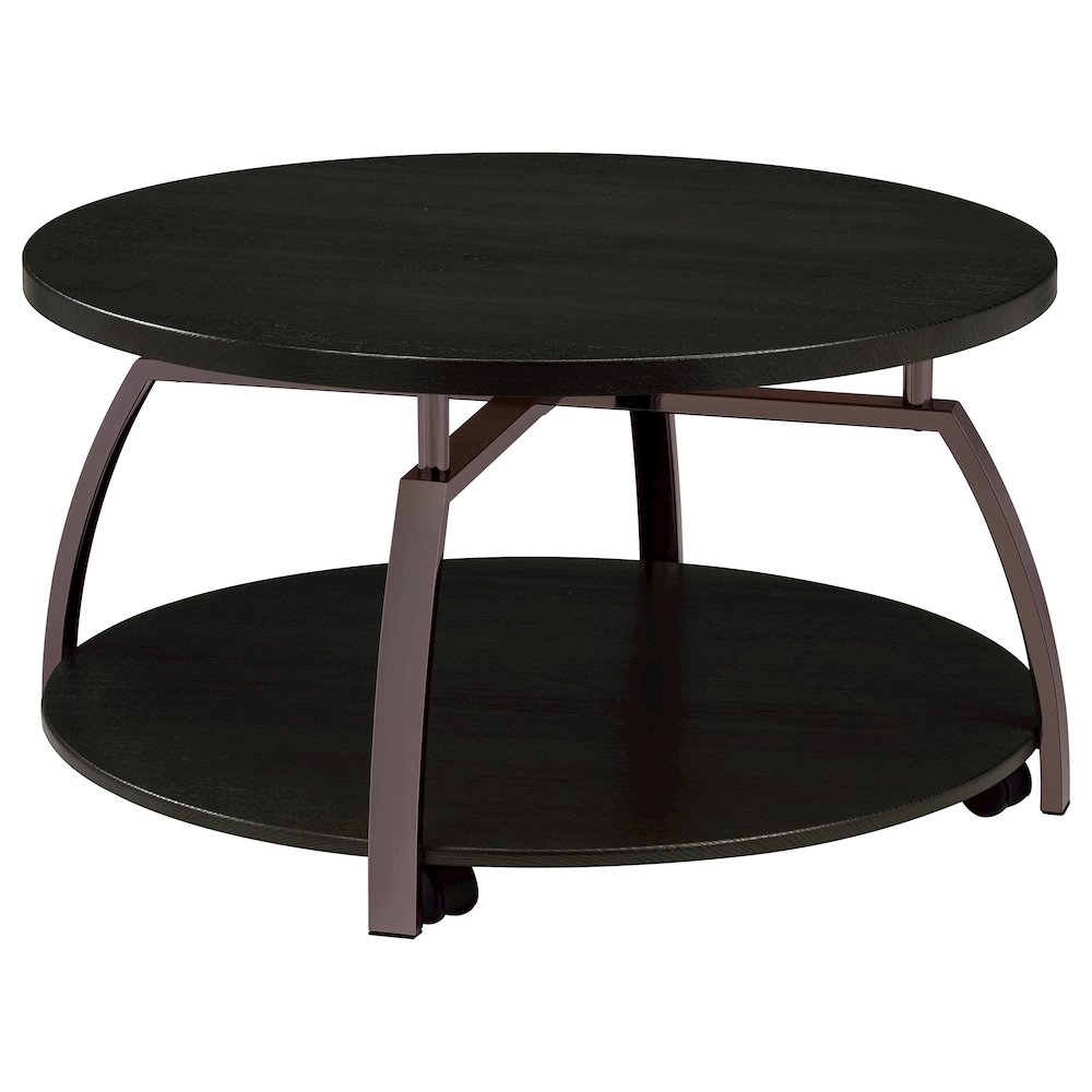 Starrett Dark Charcoal 2-piece Round Coffee Table Set. Picture 4