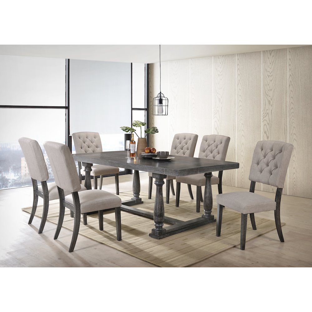 Tufted Back Side Chairs (Set of 2). Picture 3