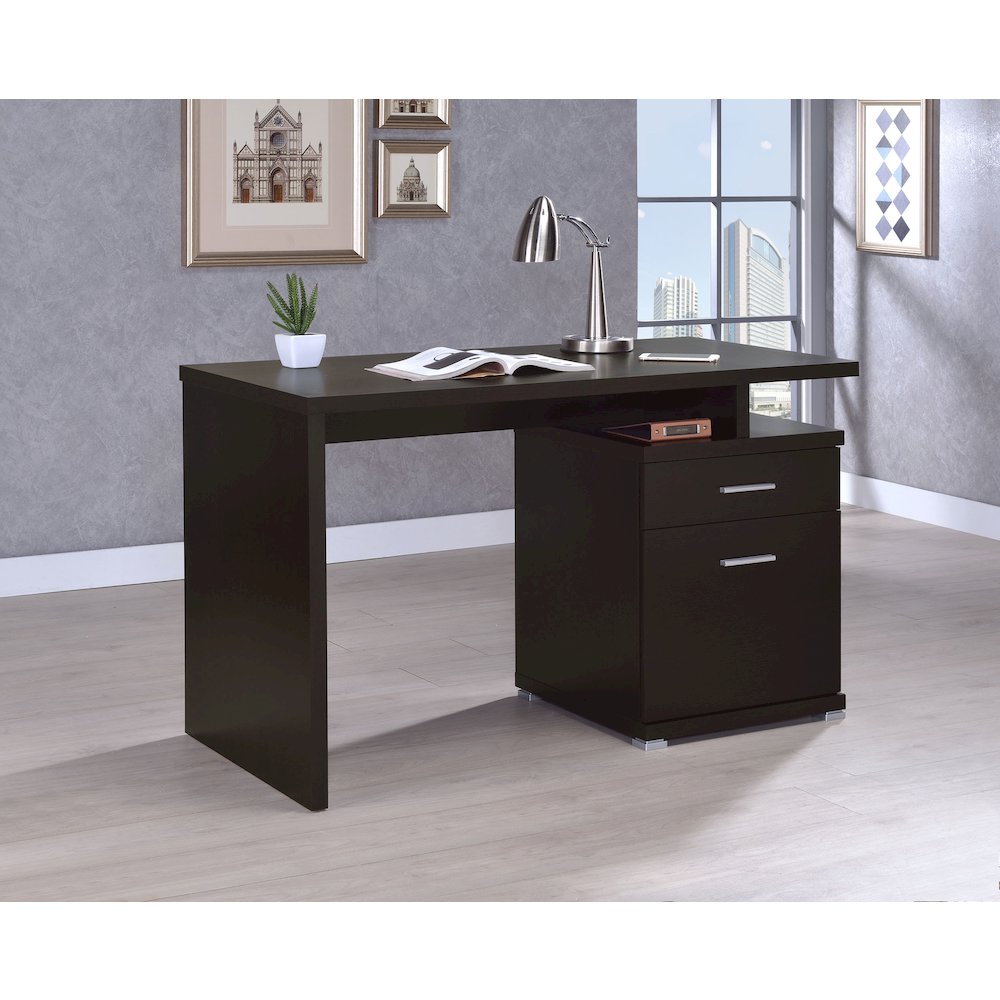 2-drawer Reversible Office Desk. Picture 3