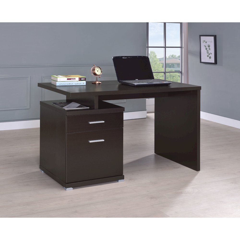 2-drawer Reversible Office Desk. Picture 4