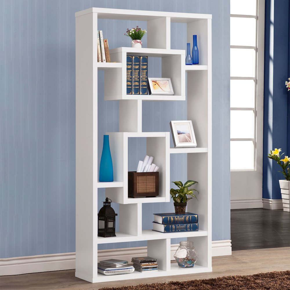 10-shelf Open Back Bookcase. Picture 2