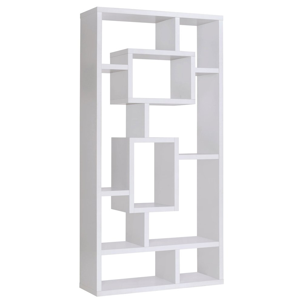 10-shelf Open Back Bookcase. Picture 1