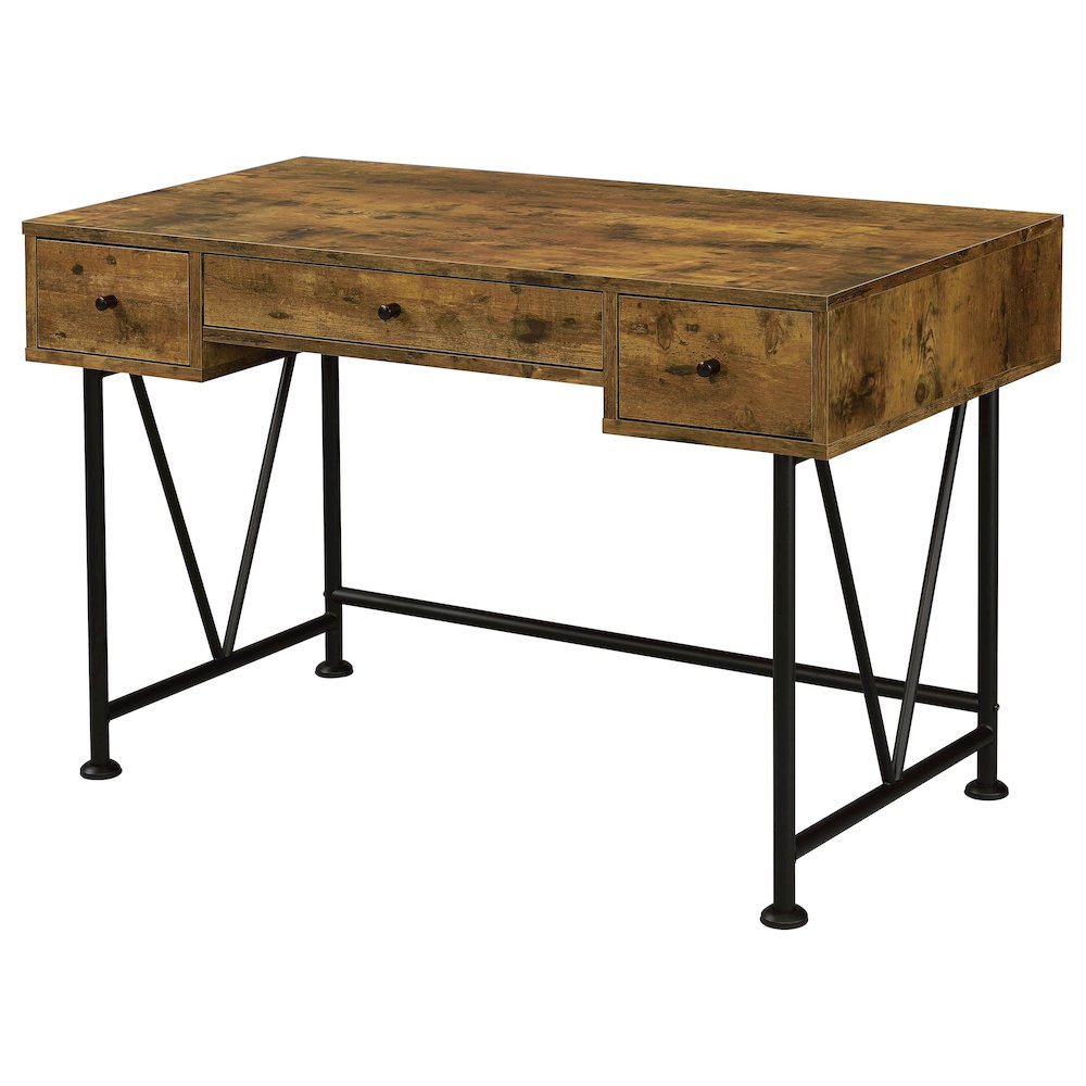 Avon Rustic Nutmeg 2-piece Computer Desk and Bookcase. Picture 3
