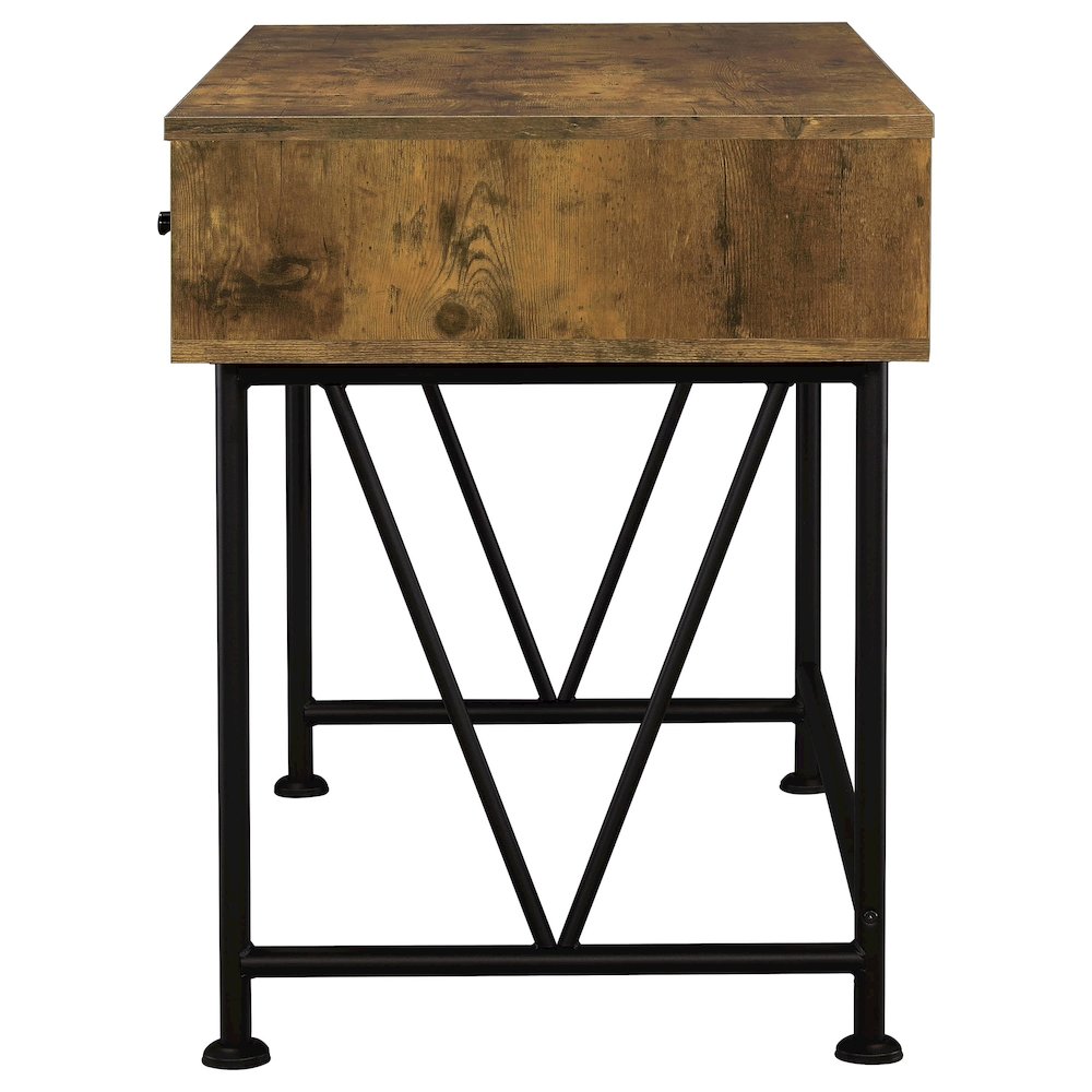 Avon Rustic Nutmeg 2-piece Computer Desk and Bookcase. Picture 5