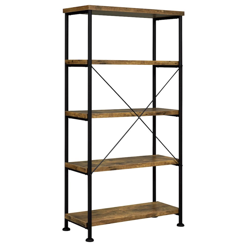 Avon Rustic Nutmeg 2-piece Computer Desk and Bookcase. Picture 11