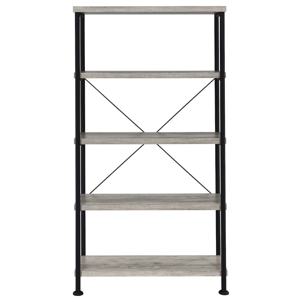 Industrial 4-shelf Bookcase. Picture 3