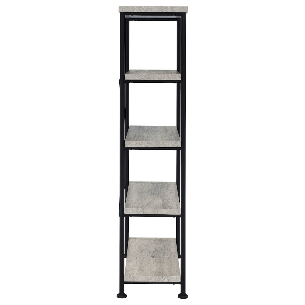 Industrial 4-shelf Bookcase. Picture 7