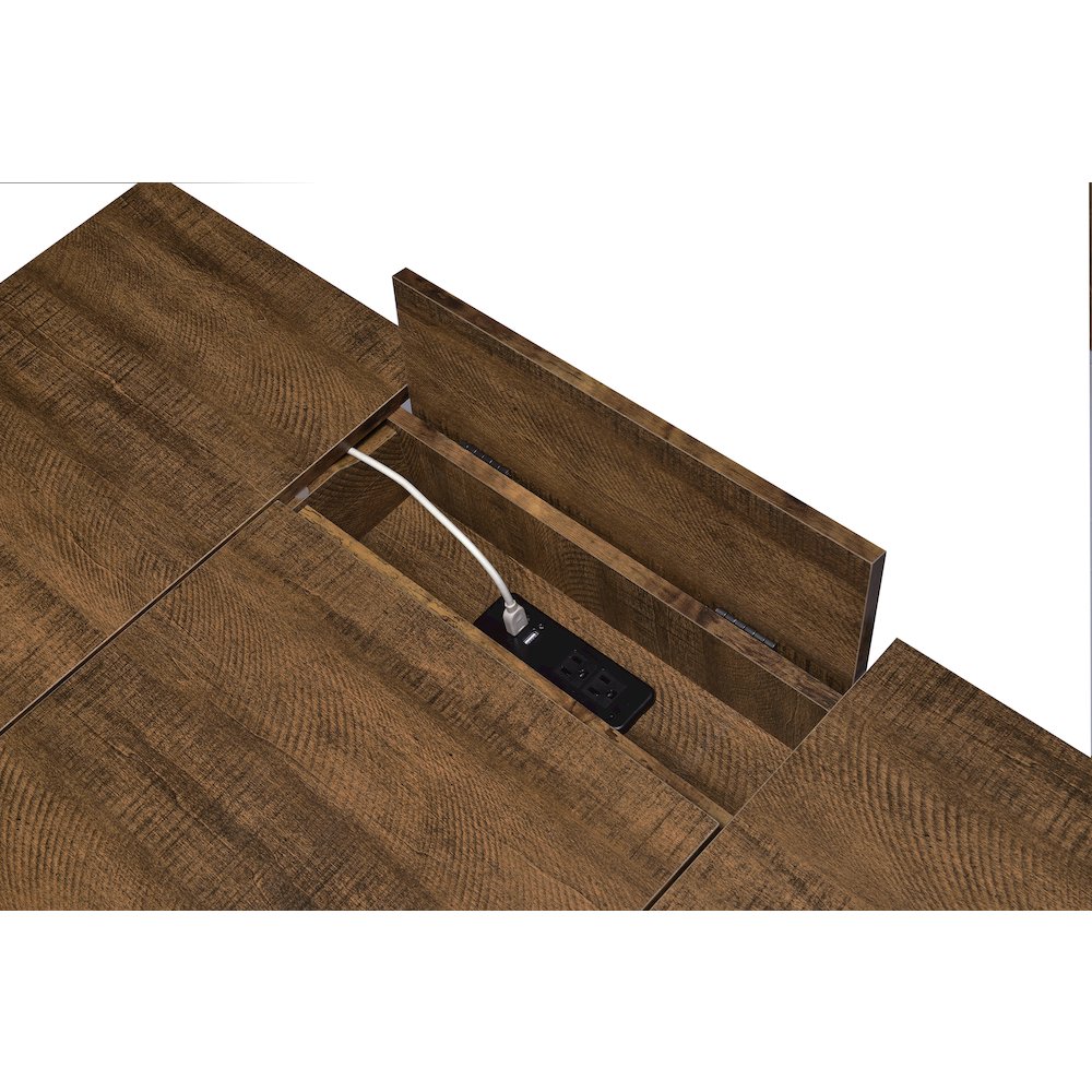 Rustic Amber Writing Desk. Picture 12