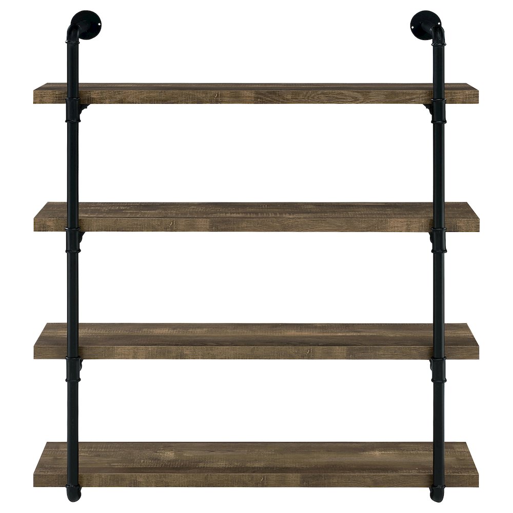 Black Metal 40-inch Wall Shelf. Picture 3