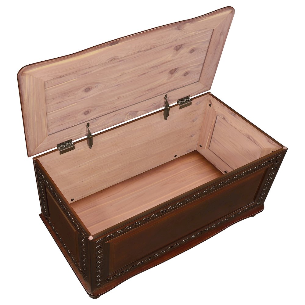 Deep Tobacco Cedar Chest. Picture 4