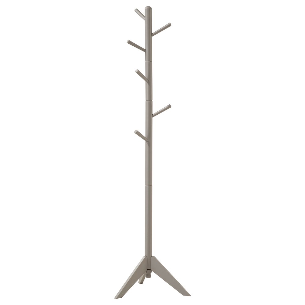 6-hook Rubberwood Coat Rack. Picture 1
