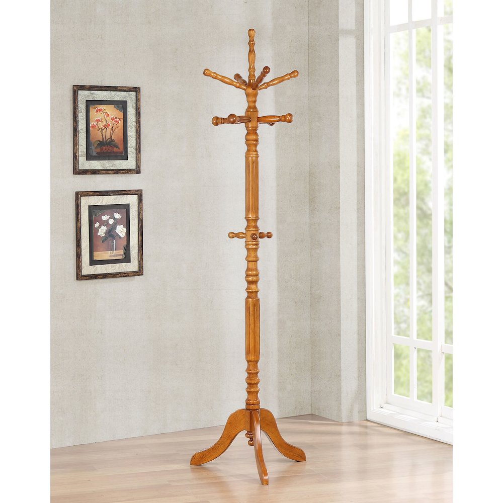 Rubberwood 11-hook Coat Rack. Picture 2