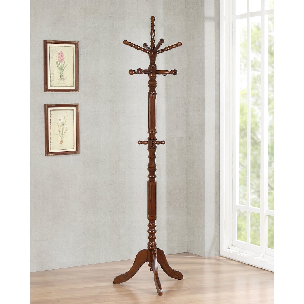 Rubberwood 11-hook Coat Rack. Picture 2