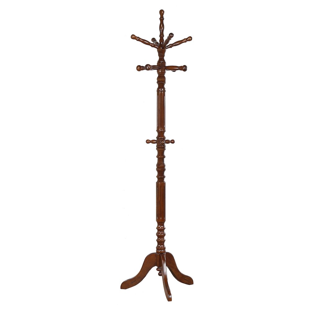 Rubberwood 11-hook Coat Rack. Picture 1