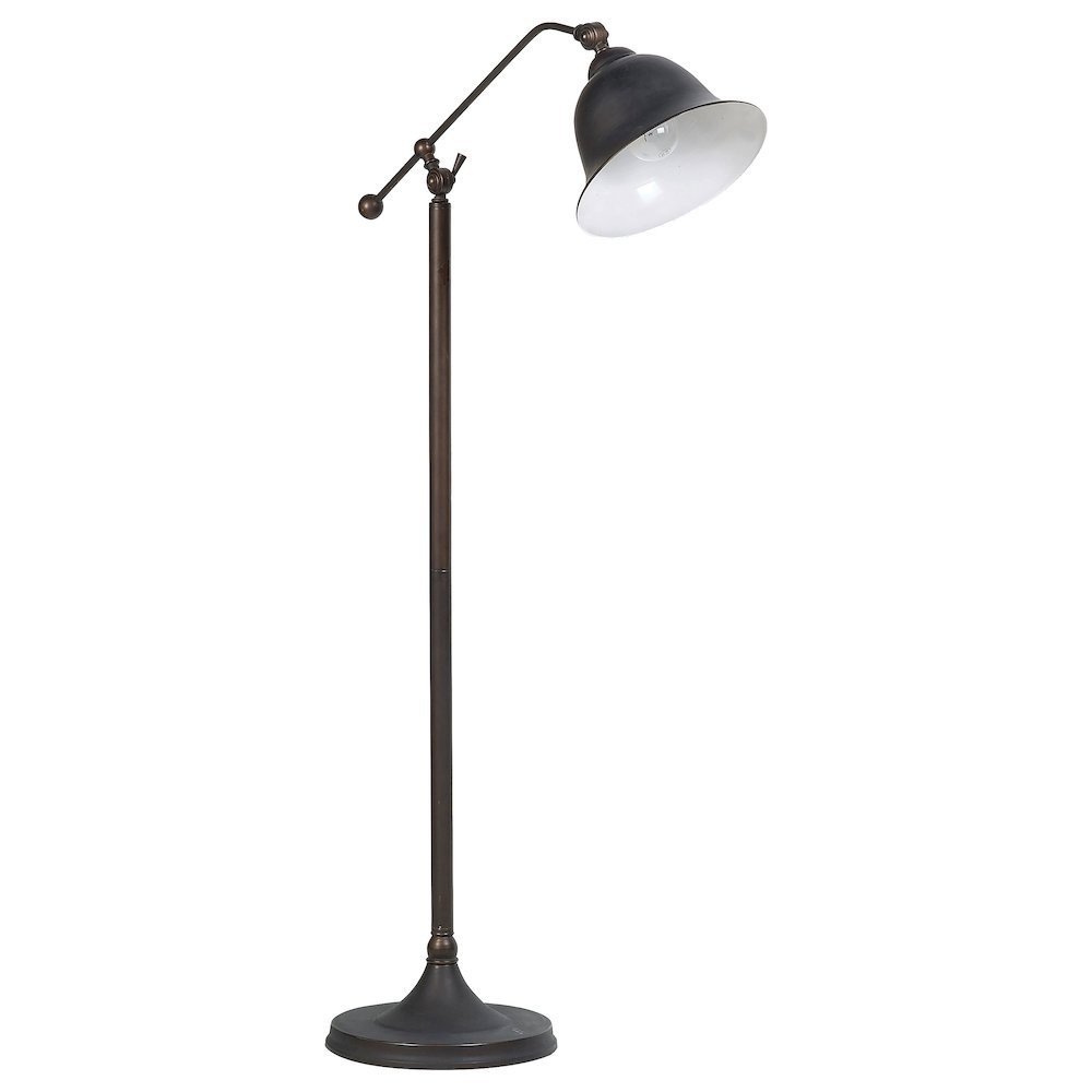 Dark Bronze Metal Floor Lamp. Picture 1