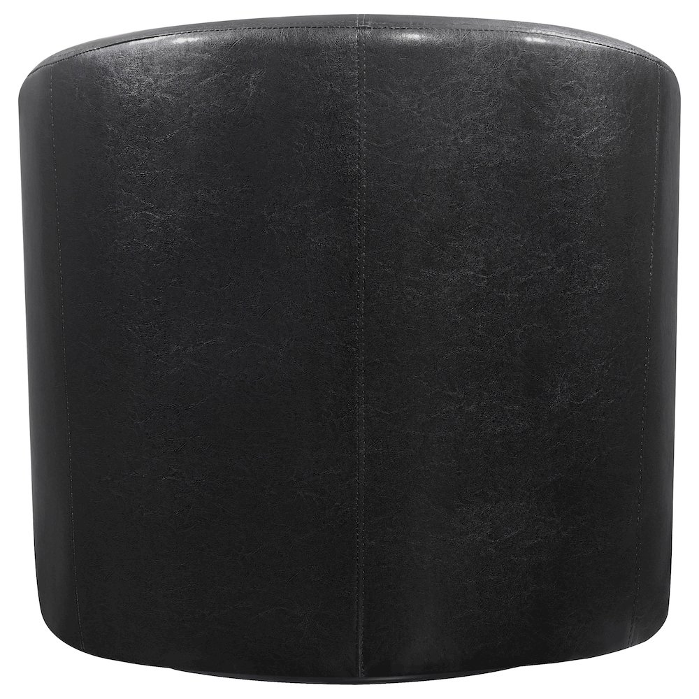 Faux Leather Swivel Armchair. Picture 6