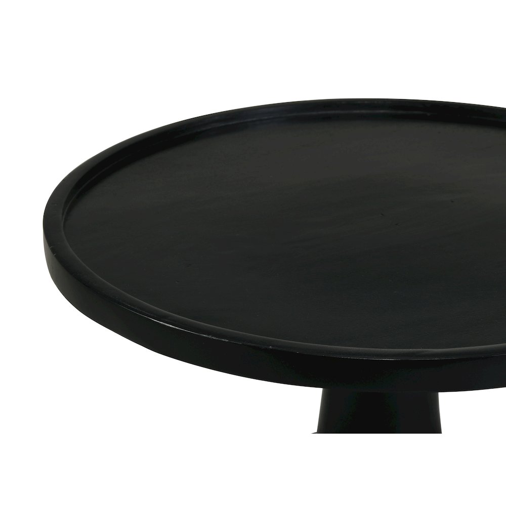 Round Top Pedestal Accent Table. Picture 4