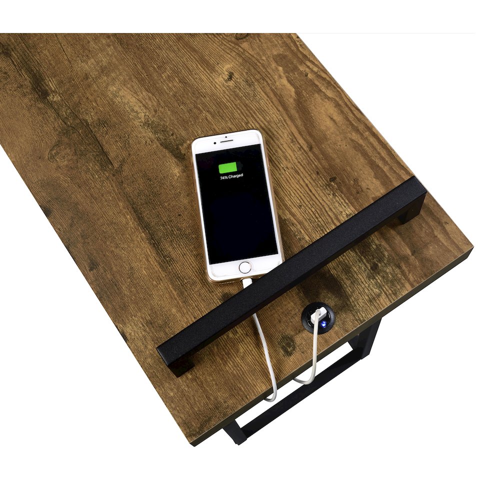 C-Table with USB Charging Port. Picture 3