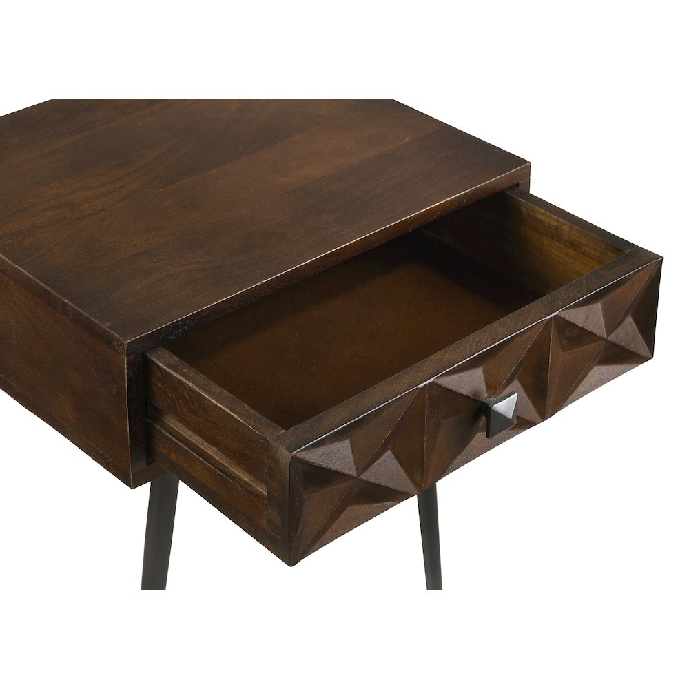 Rectangular Top 1-Drawer Accent Table. Picture 10