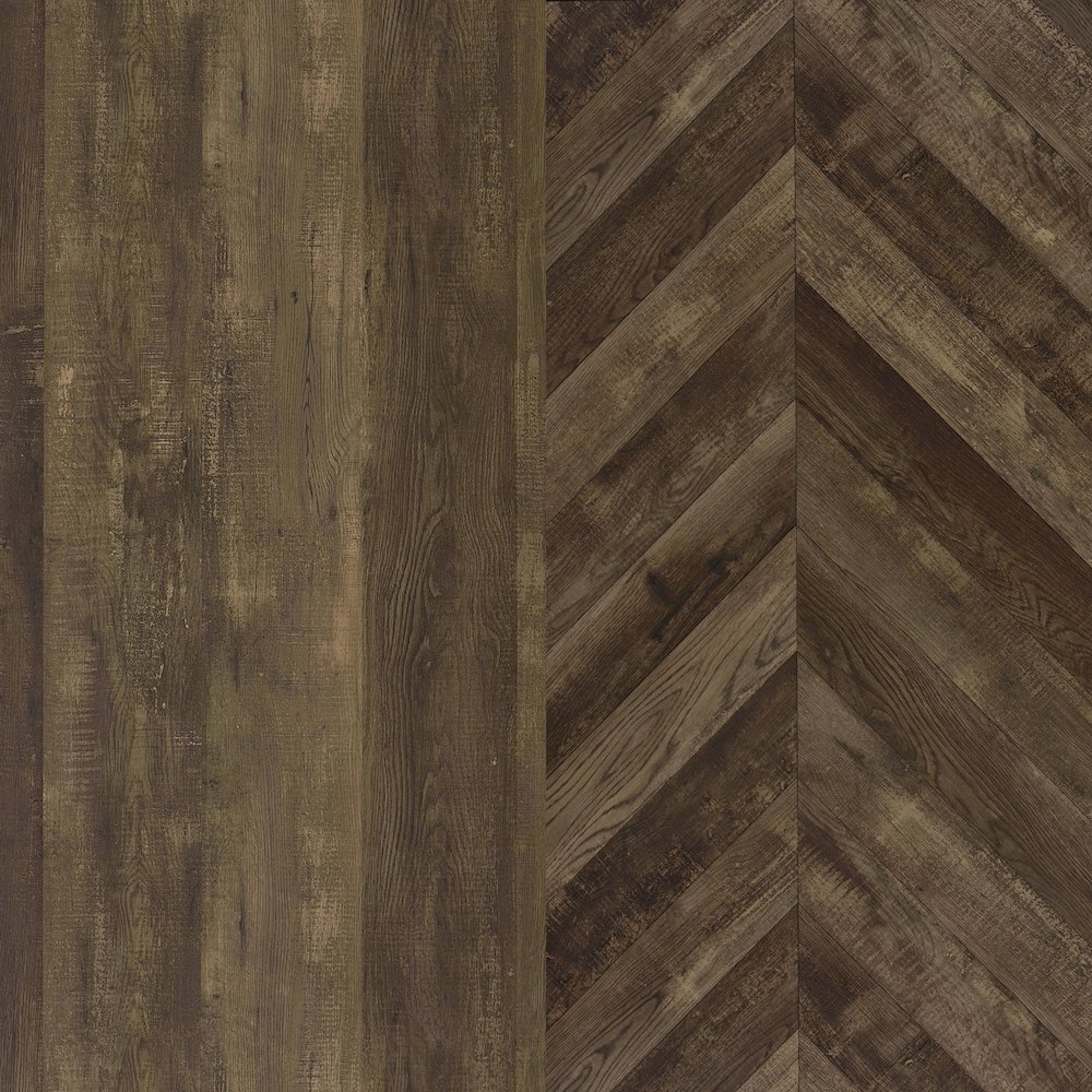 Rustic Oak and Gunmetal 4-Shelf Accent Cabinet. Picture 12