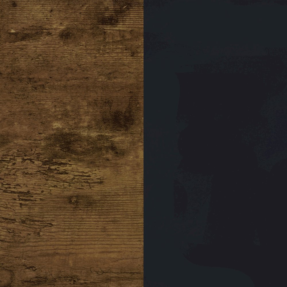 Antique Nutmeg and Black 4-panel Folding Screen. Picture 7