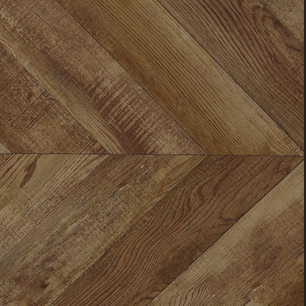 Rustic Tobacco Herringbone 3-Panel Folding Screen. Picture 3