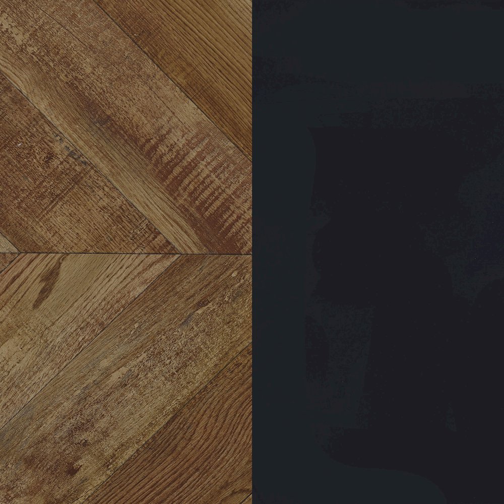 Rustic Tobacco Herringbone 3-Panel Folding Screen. Picture 5