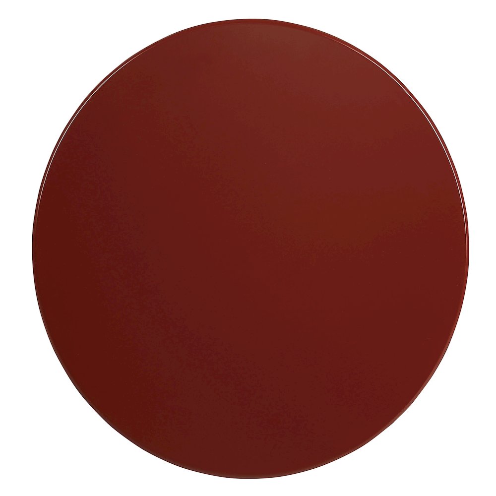 Round Side Table with Bottom Shelf. Picture 3