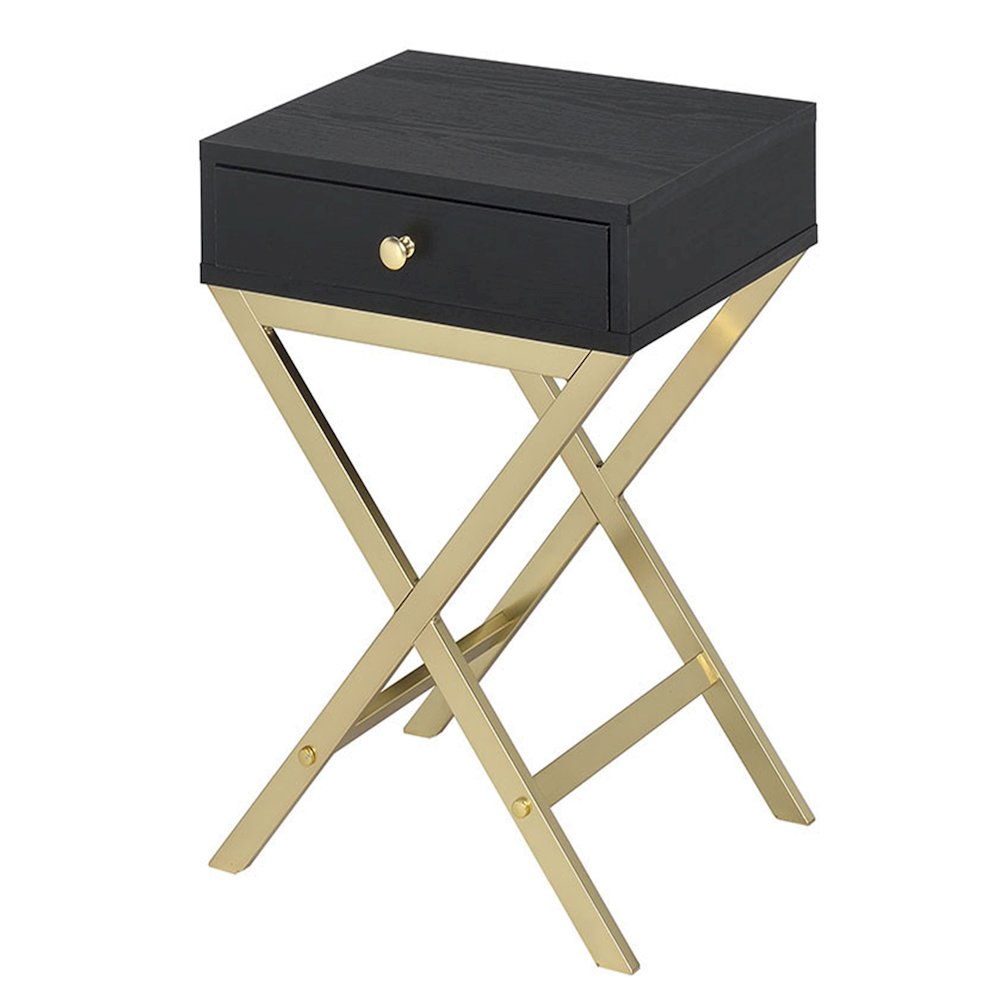 1-Drawer Rectangular Accent Table. Picture 1