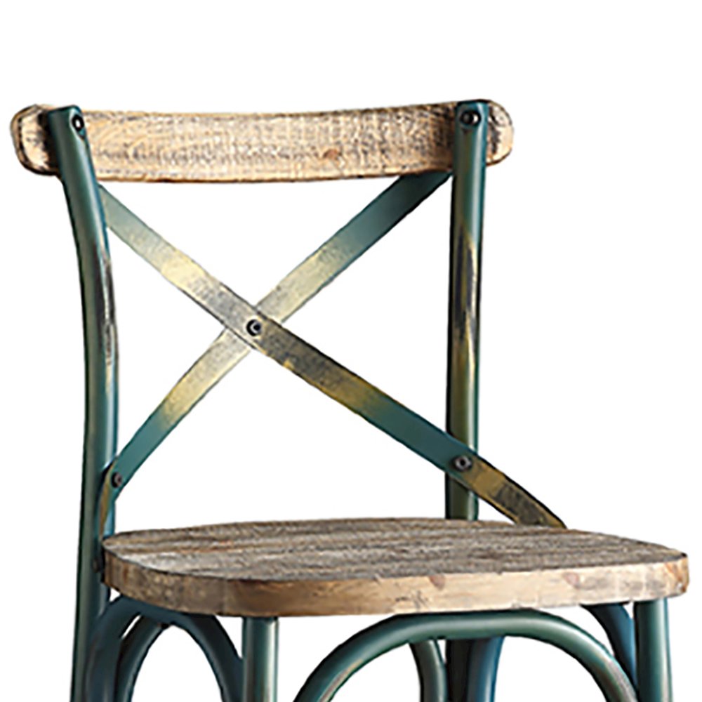 Bar Stool with Cross Back. Picture 2