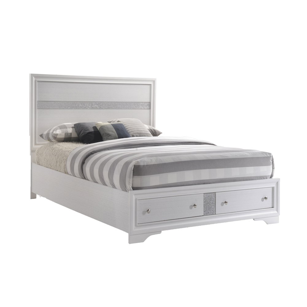 2-Drawer Platform Bed. Picture 1