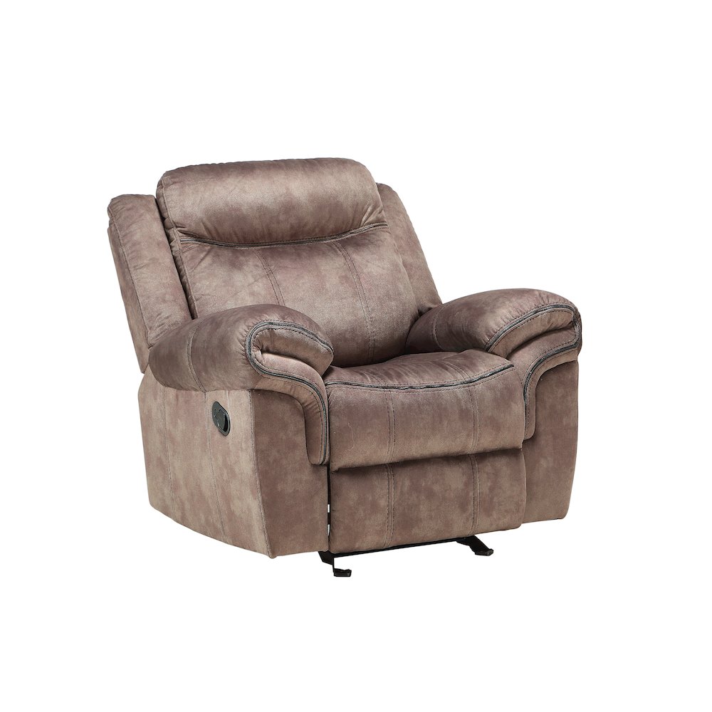May Pillow Top Arms Glider Recliner. Picture 1