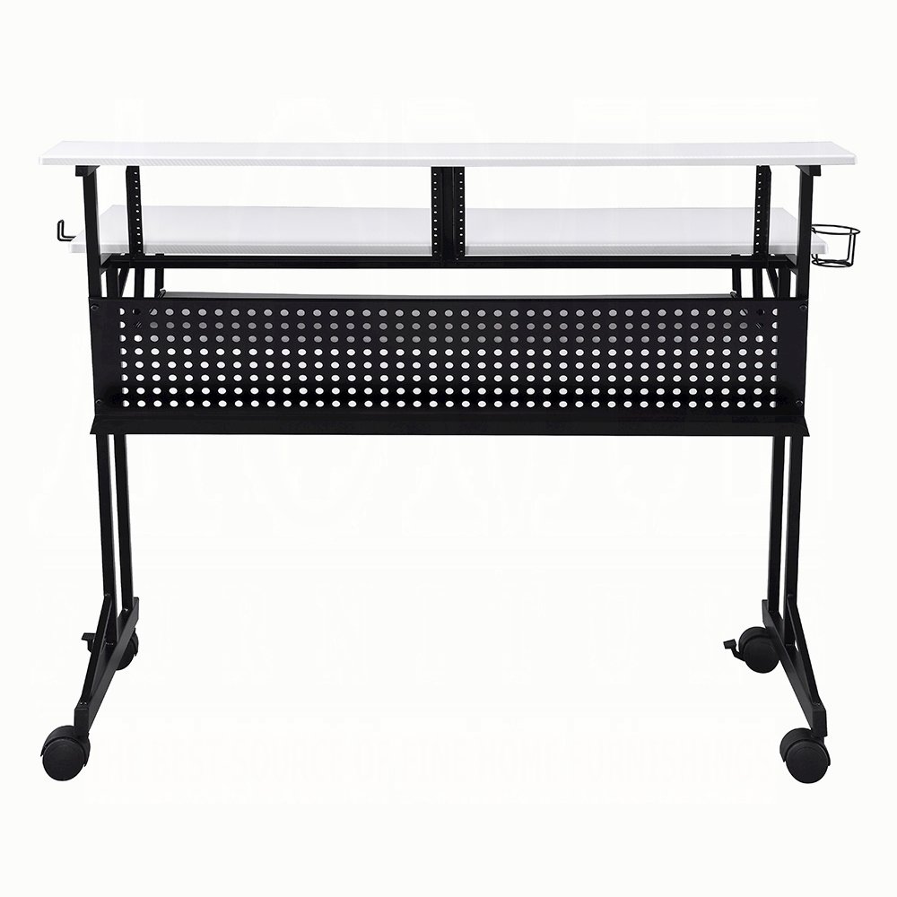 Music Studio Desk with Keyboard Tray. Picture 3