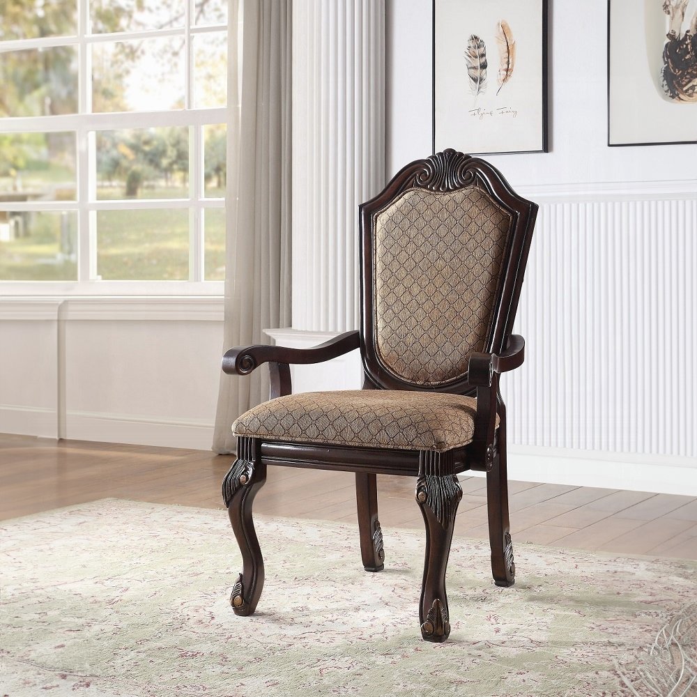 Arm Chairs with Arched Backrest (Set of 2). Picture 3