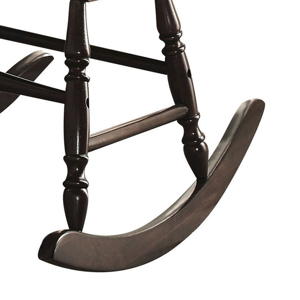 Black Spindle Back Rocking Chair. Picture 3