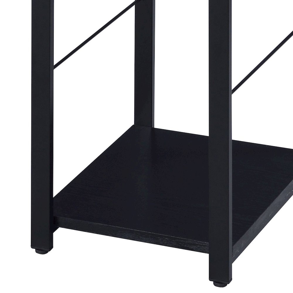 2-Shelf Rectangular Writing Desk. Picture 3