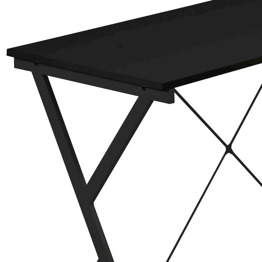 L-shaped Computer Desk with CPU Holder. Picture 3