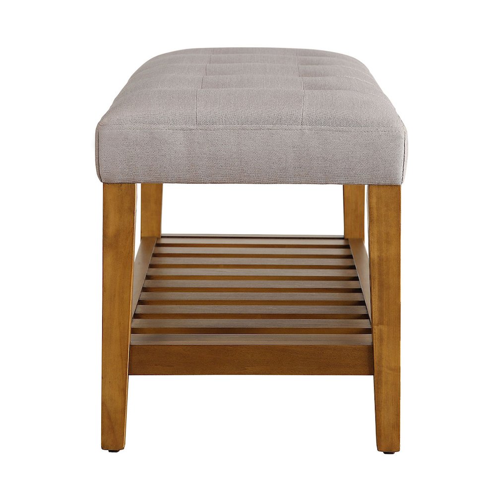 Tufted Padded Seat Bench. Picture 3