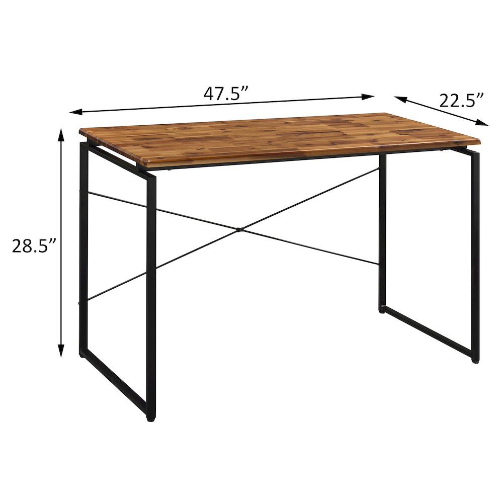 Writing Desk with Metal Sled Base. Picture 4