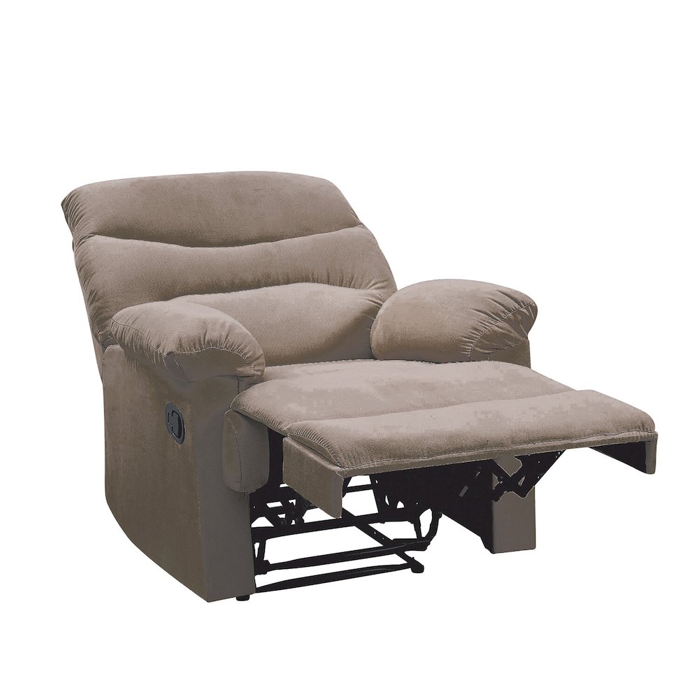 Pillow Top Arms Recliner with Tufted Back. Picture 3