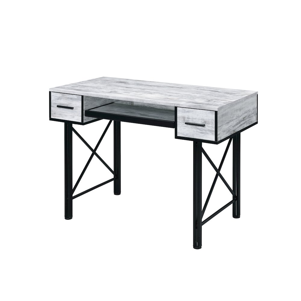 Computer Desk with Keyboard Tray. Picture 1