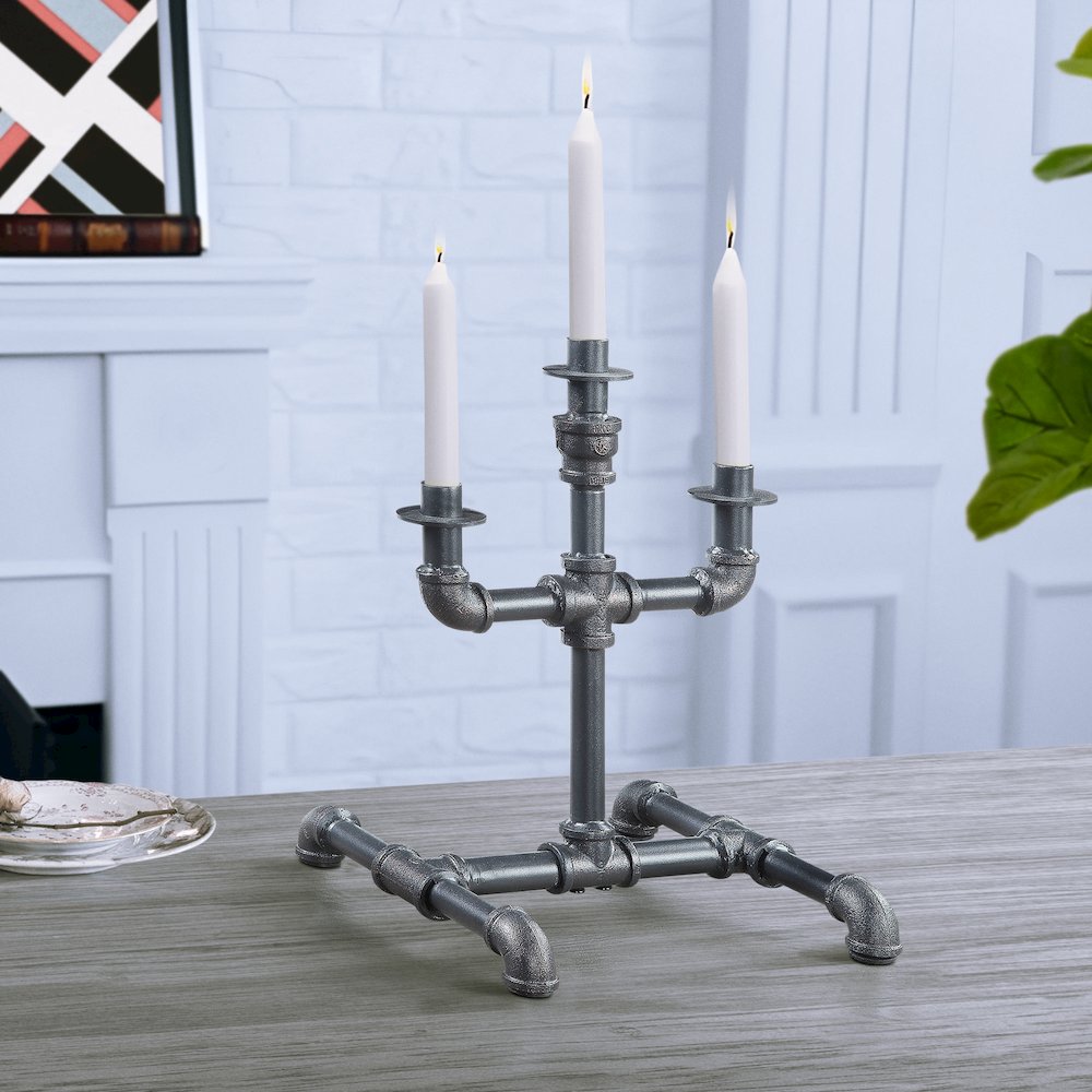 Sandy Grey Candleholder. Picture 5
