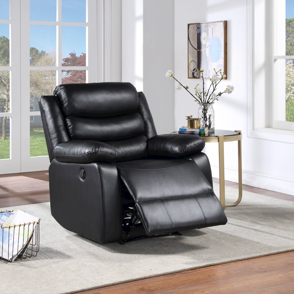 Power Recliner with Pillow Top Arms. Picture 3