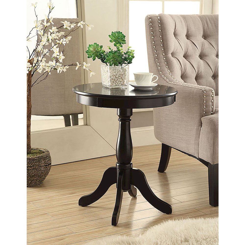 Side Table with Turned Pedestal. Picture 3