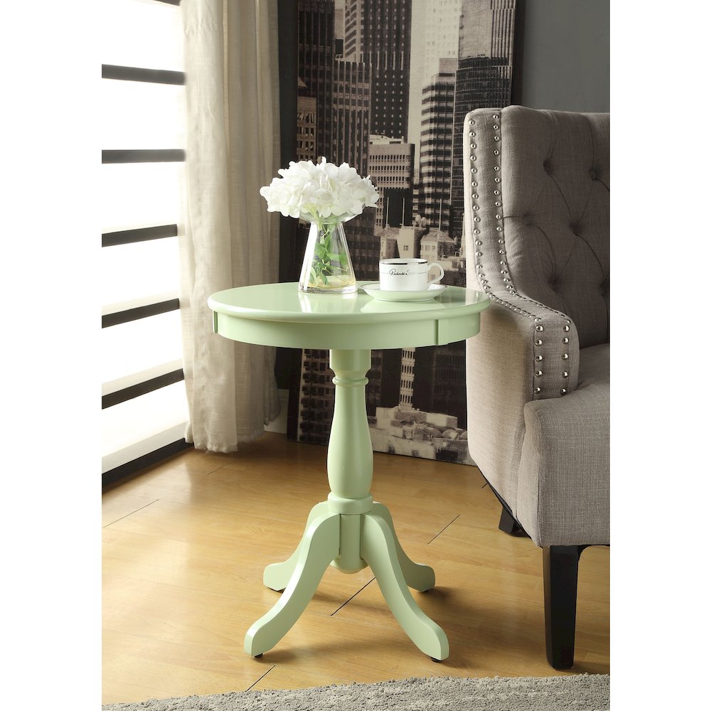 Side Table with Turned Pedestal. Picture 4