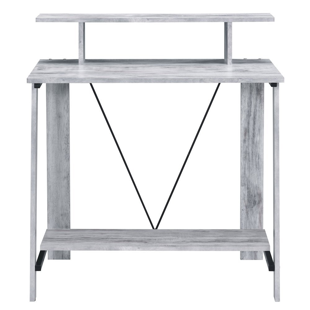 Writing Desk with Upper Shelf. Picture 2