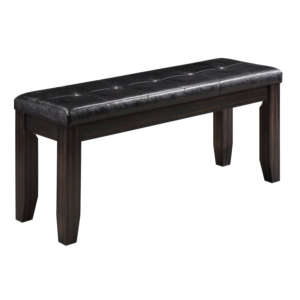 Bench with Tufted Cushion. Picture 1