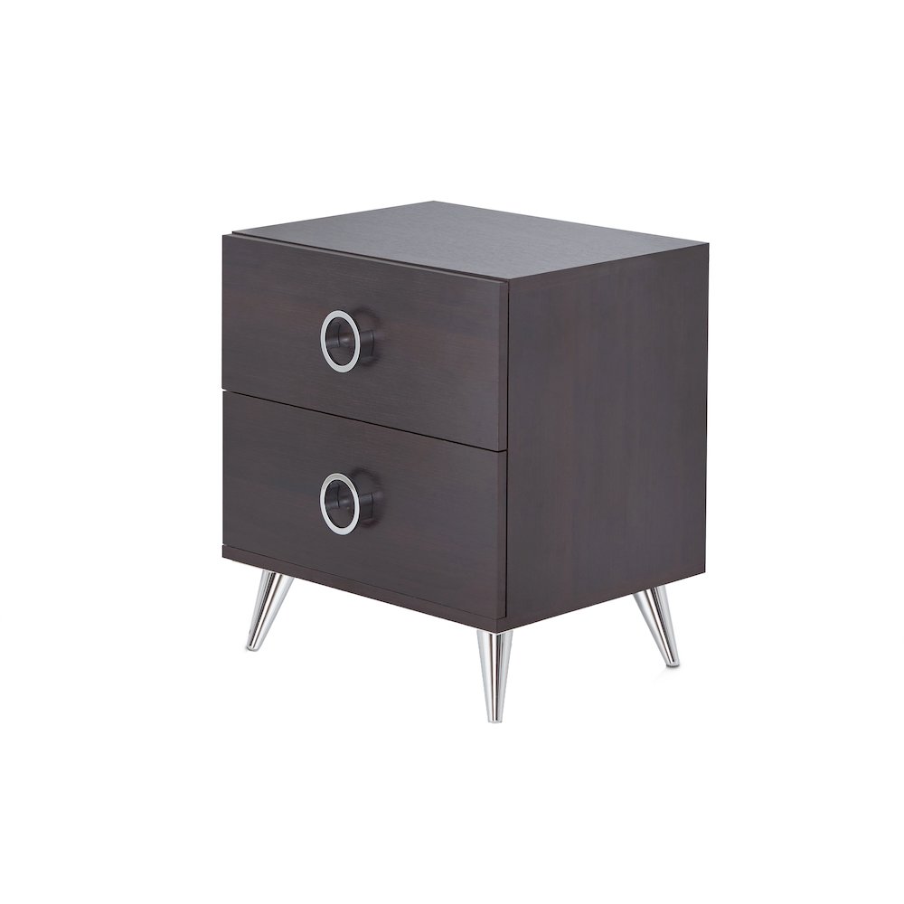 2-Drawer Rectangular Accent Table. Picture 1