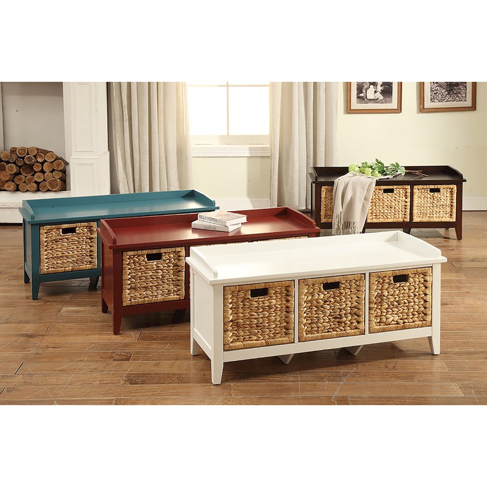 Bench with 3-Drawer. Picture 4