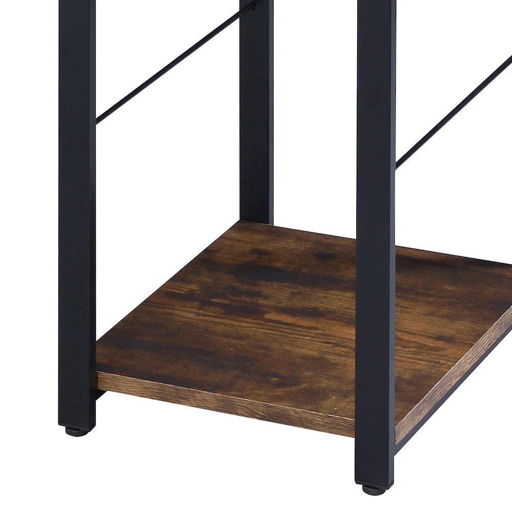 2-Shelf Rectangular Writing Desk. Picture 4